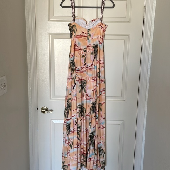 NWT Agua Bendita Dunna Luau Maxi Dress - Picture 9 of 12